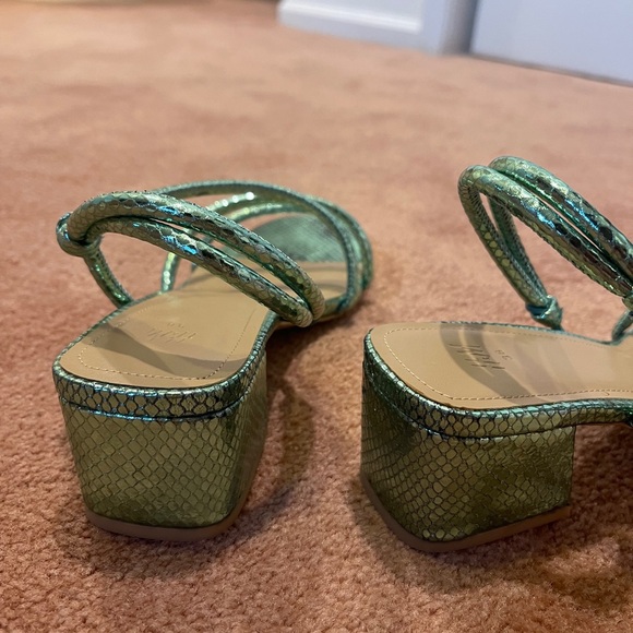 H&M Green Block Heel - Picture 5 of 5